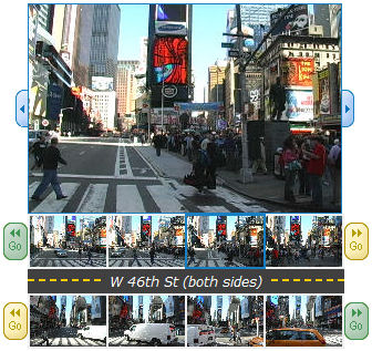 Example of A9 BlockView images from New York